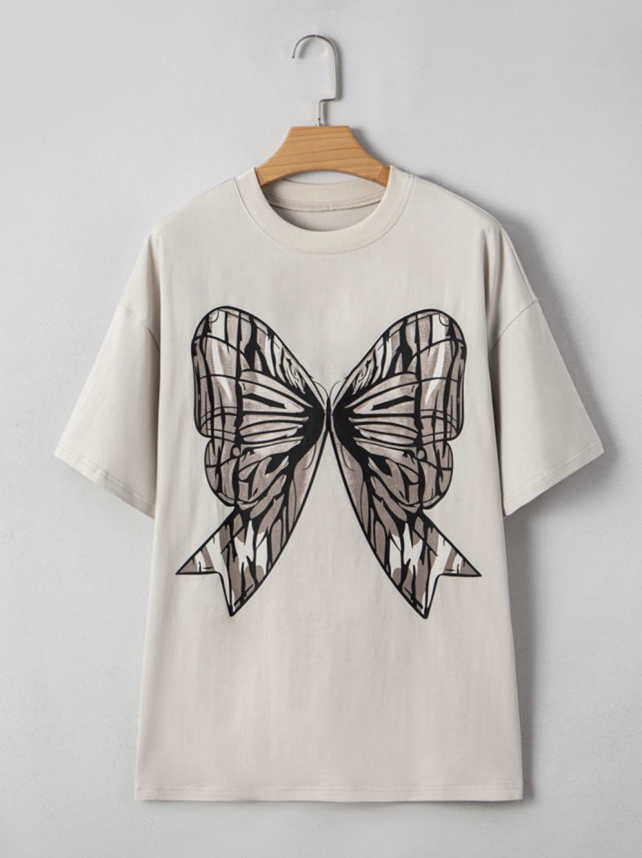 OVERSIZED Camo Bow Tee