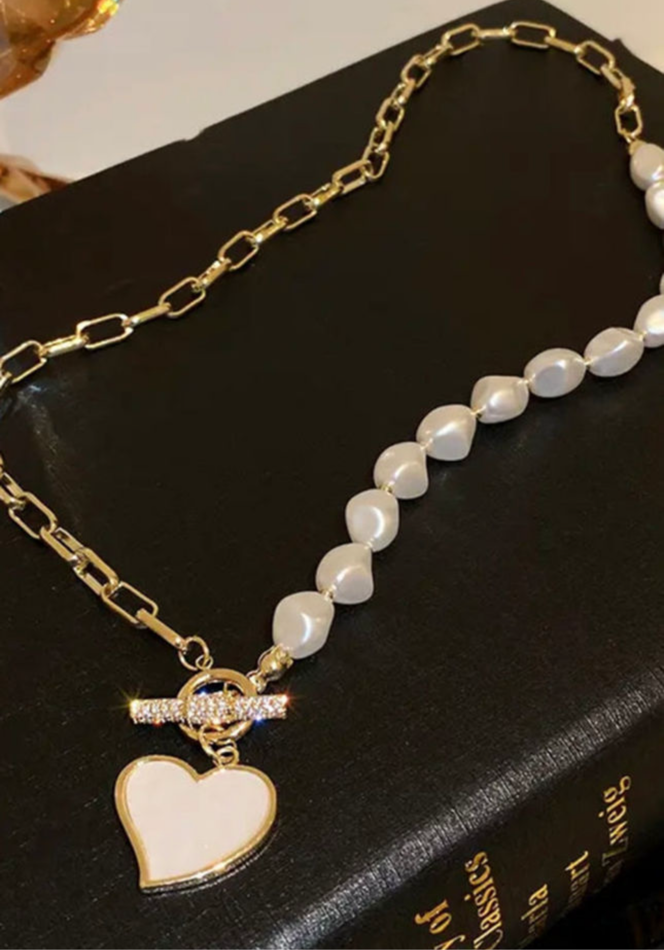Heart of Pearl Necklace