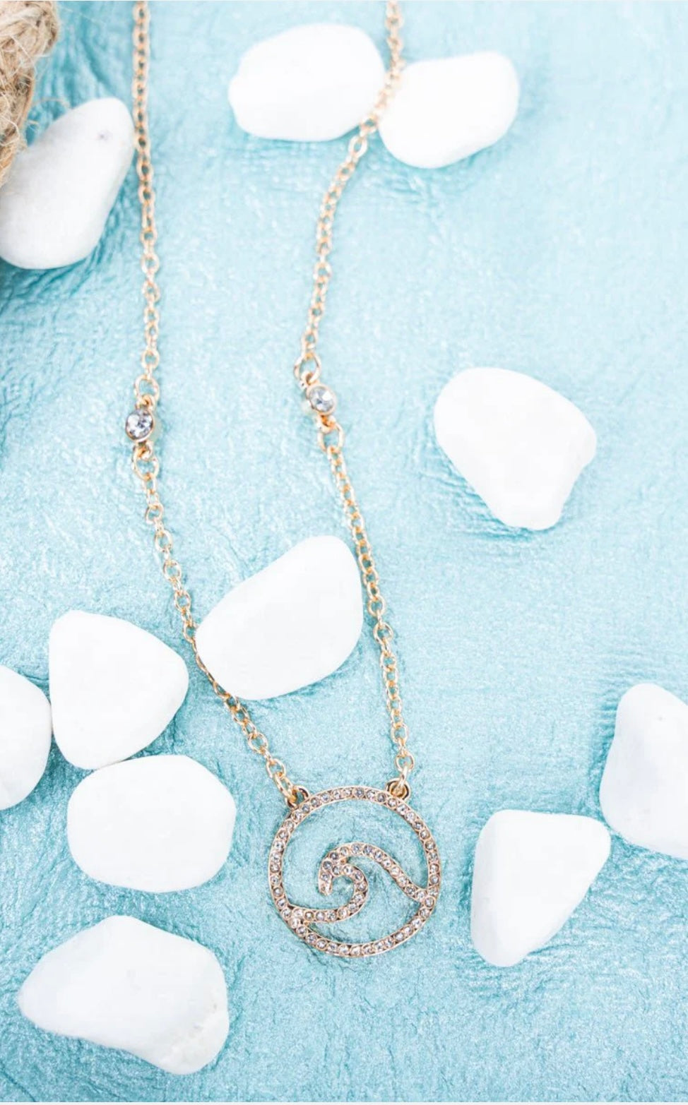 Gold Beachy Wave Necklace