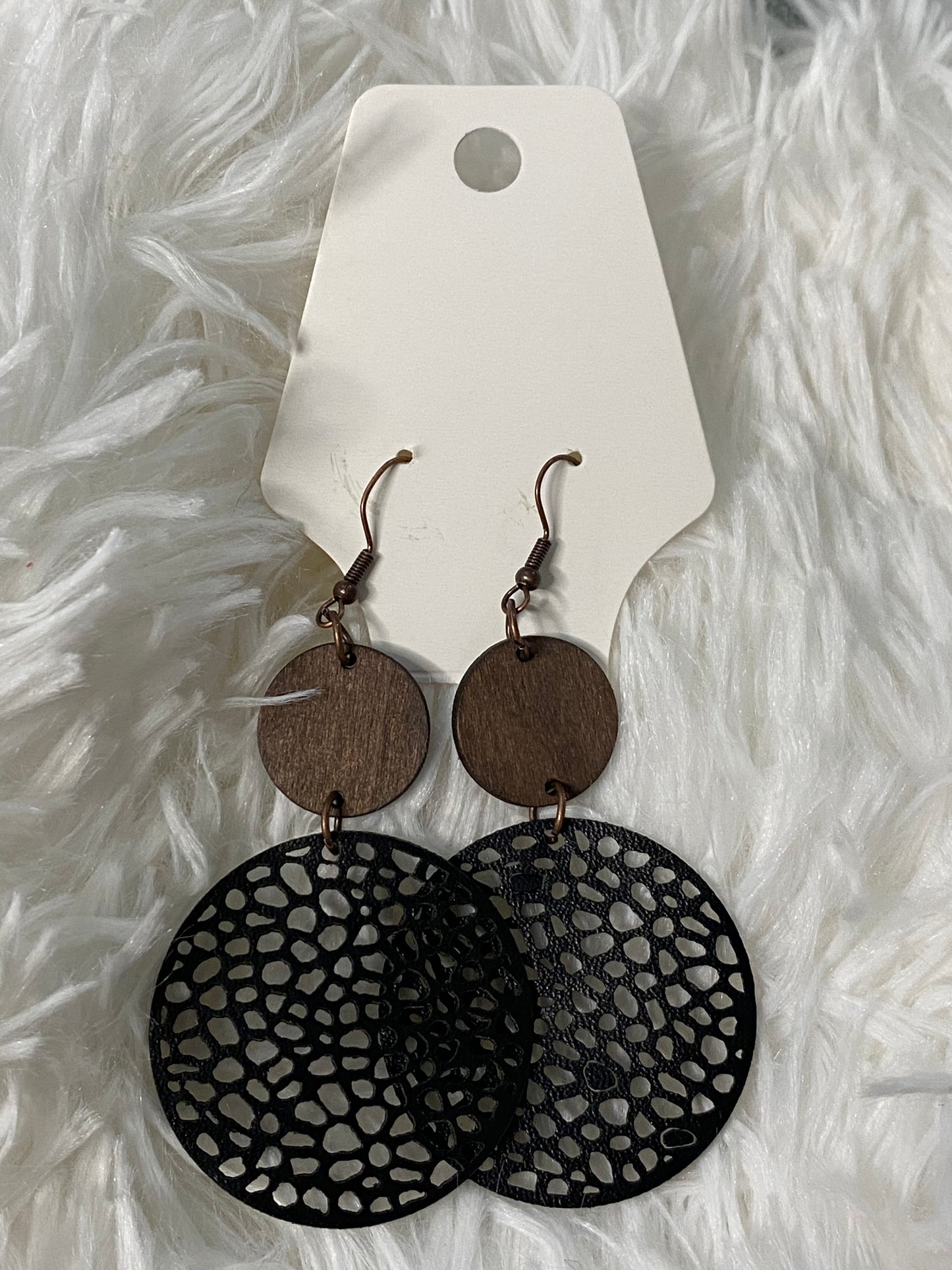 Brown/black Dangle Earrings