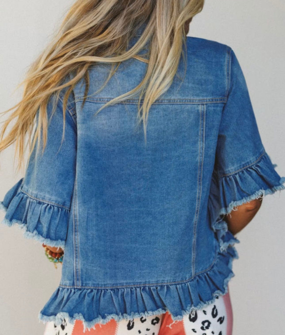 Blue Jean Frills Jacket