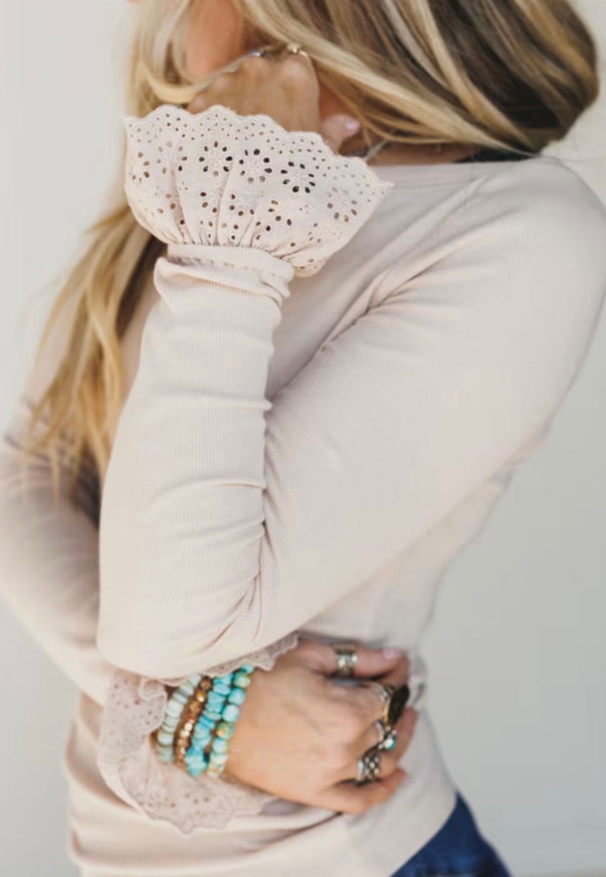Beige Beautyy Top