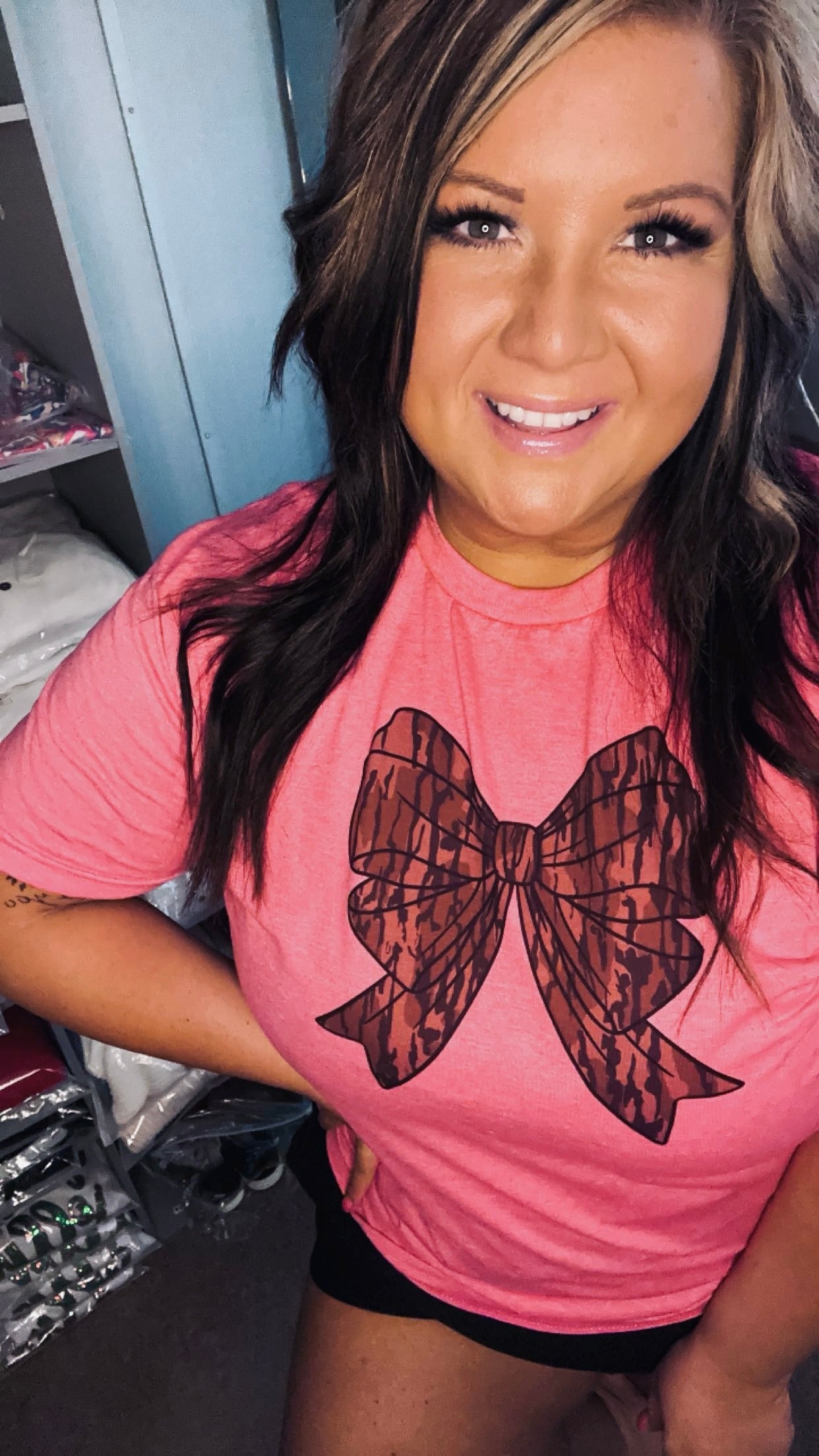 Camo Bow Cutie Tee