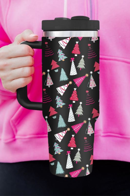 Christmas tree printed Thermos Cup