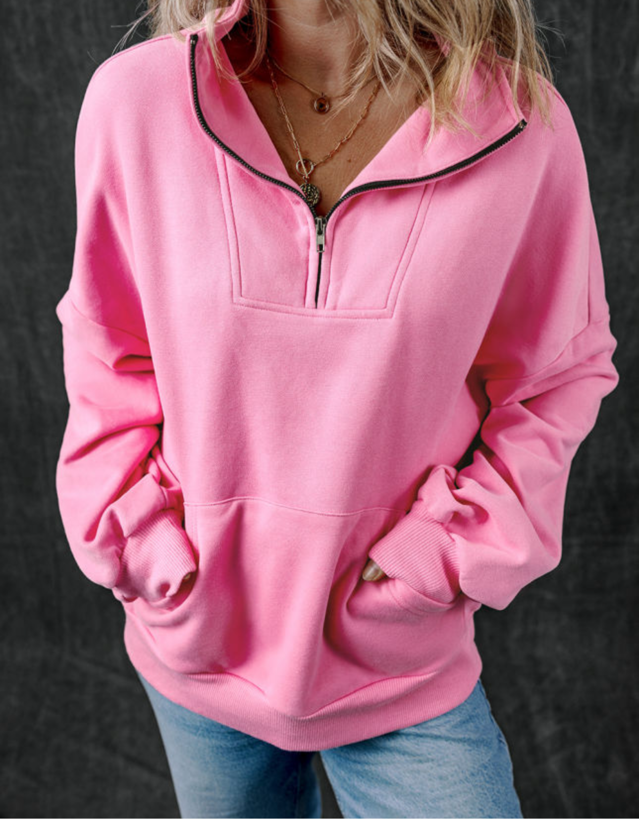 Barbie PINK 3/4 Zip!