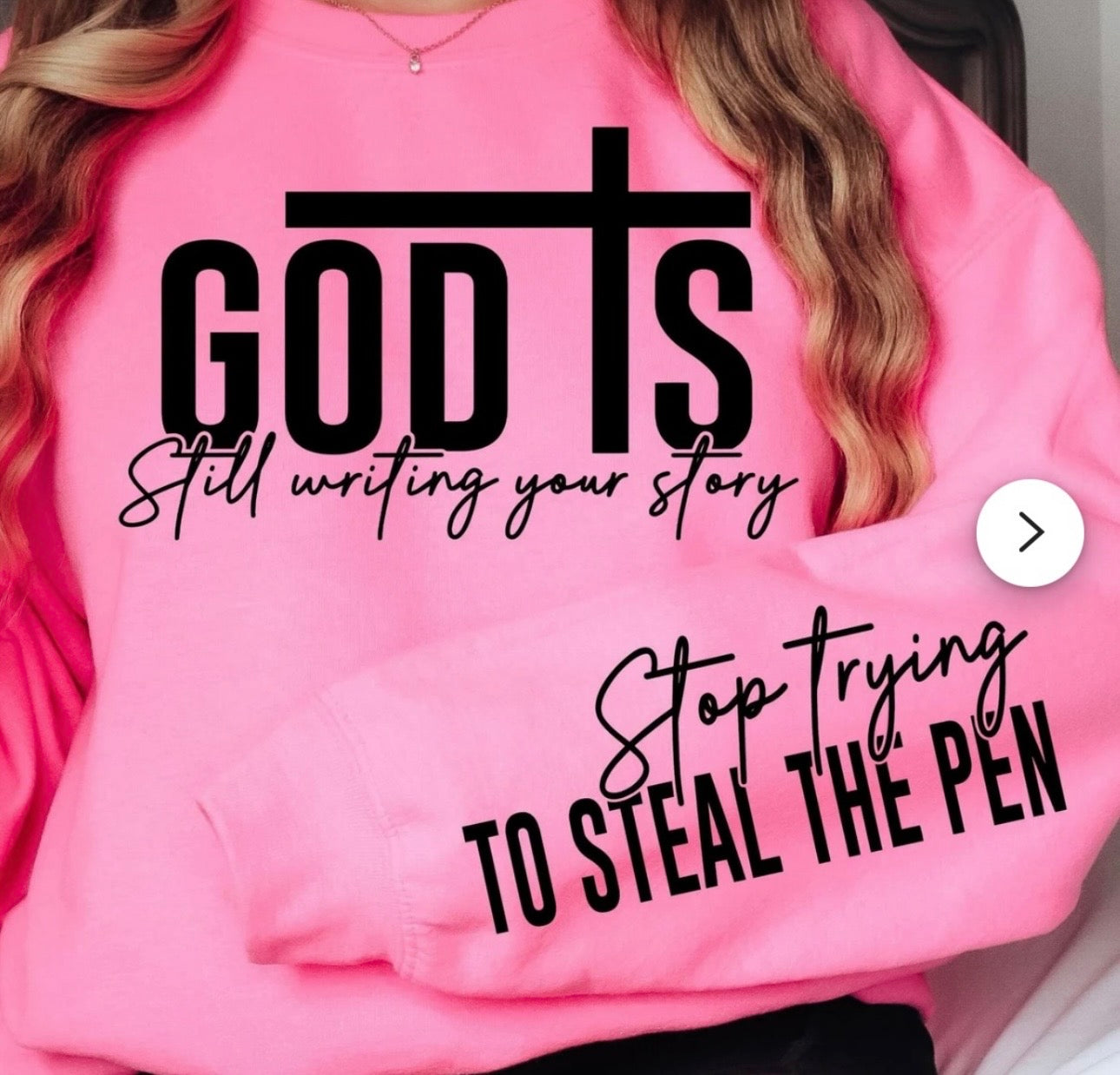 God Is In This Story Sweatshirt
