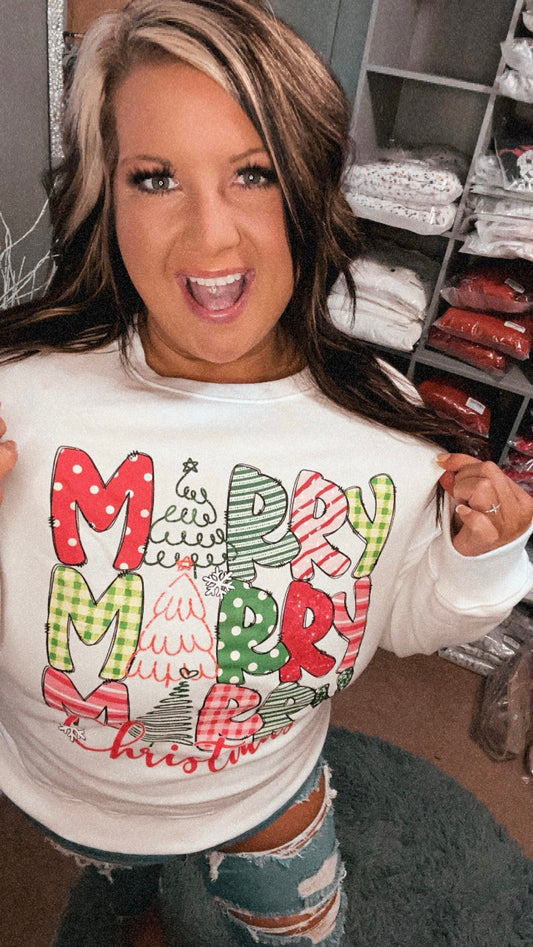 MERRY MERRY MERRY Sweatshirt