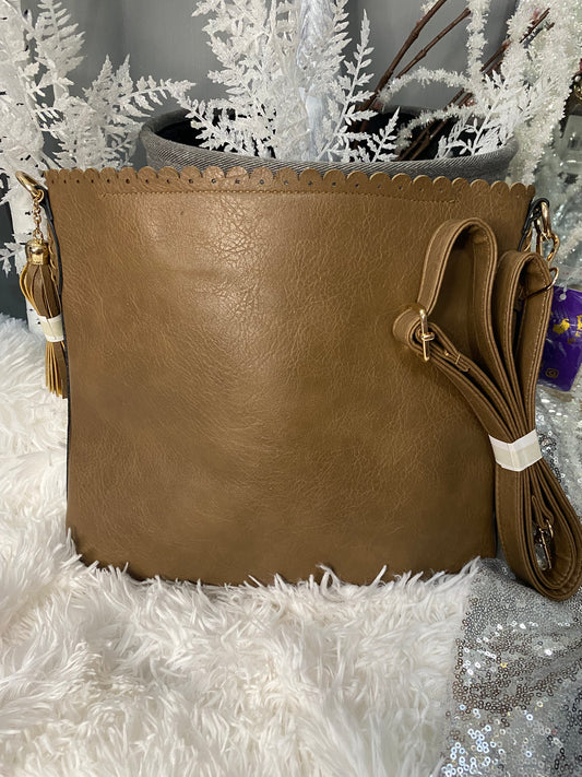 Brown Leather Crossbody Purse