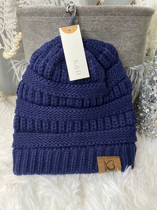 Navy Beanie