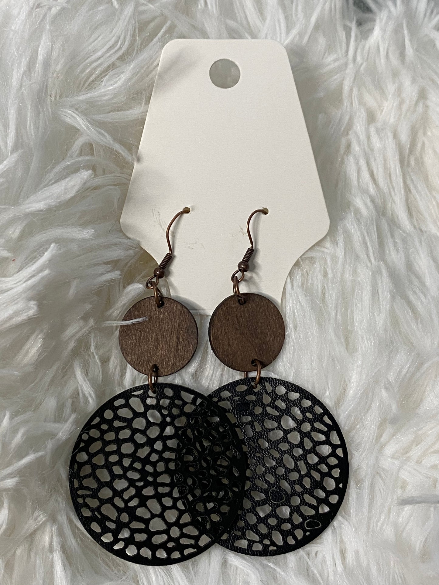 Brown/black Dangle Earrings