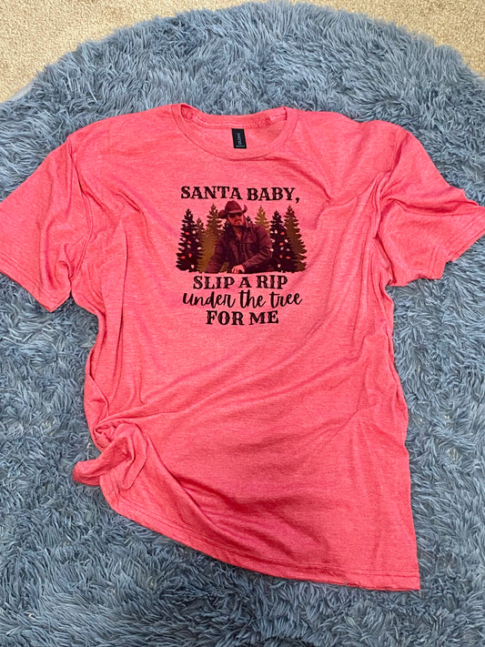 Santa Rip Tee Shirt