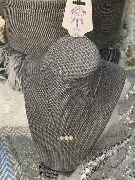 Gold & Pearls Necklace