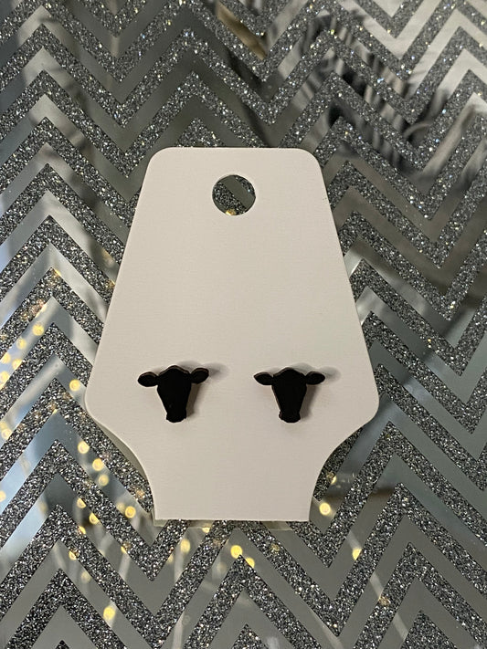 Cow head stud Earrings