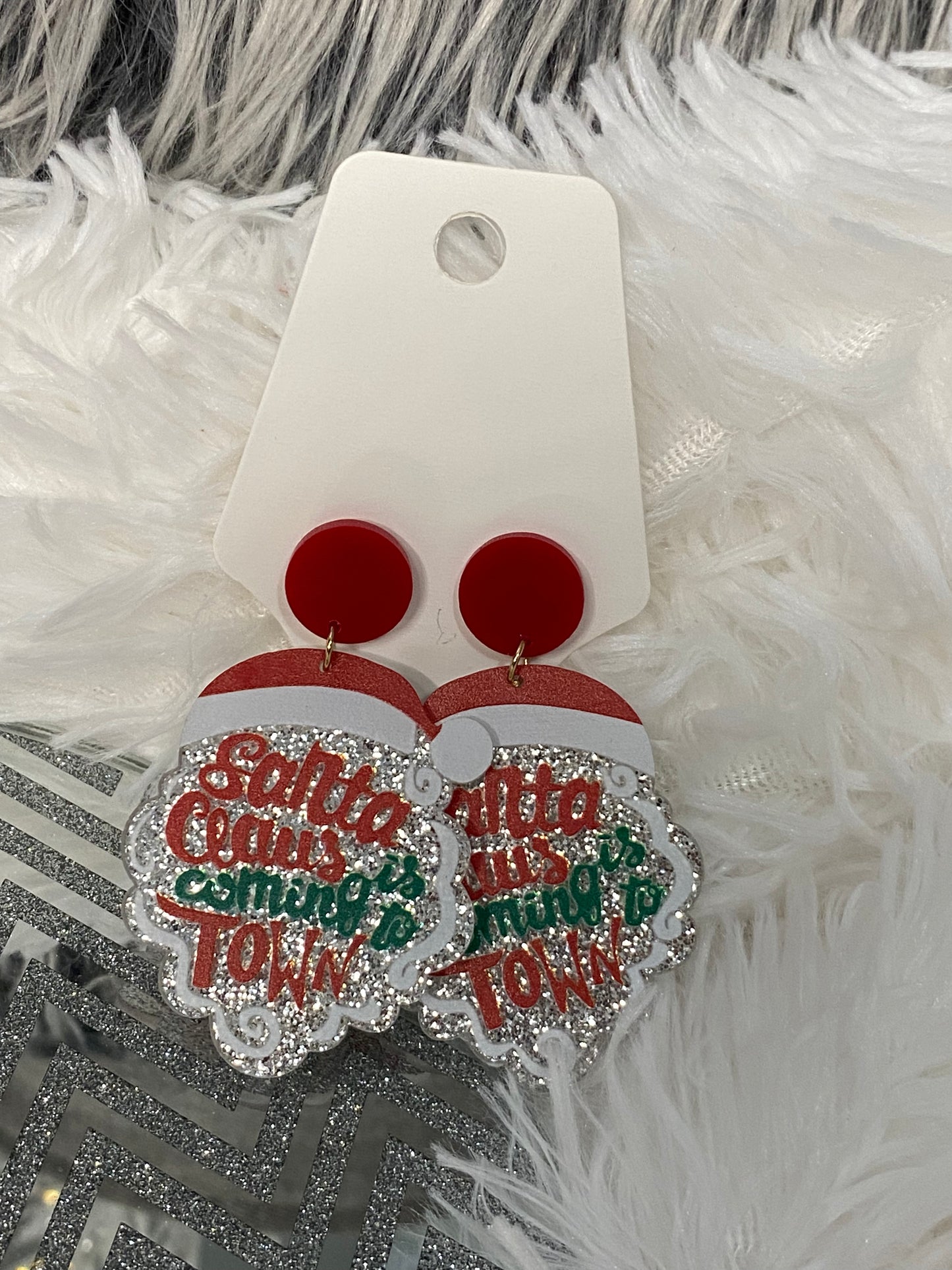 Santa is Coming to Town Earrings