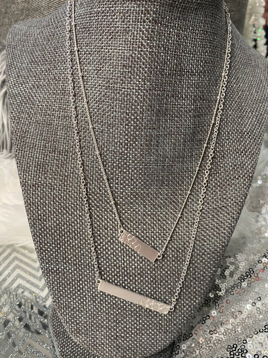 Double Bar Necklace