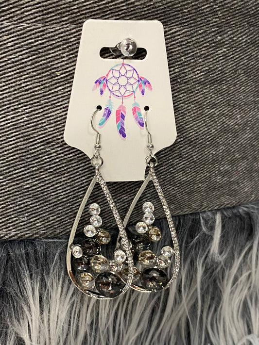 Rhinestone Dangle Earrings